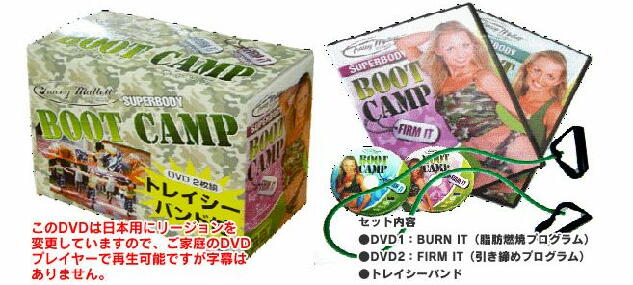 ���̃u�[�g�L�����v�Ƃ͈Ⴄ�B�����ɂ�鏗���̂��߂�10���Ԃ̏W���g���C�V�[�}���b�g�E�u�[�g�L�����v�B